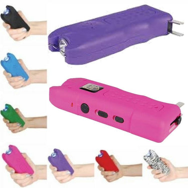 Defense Divas® Stun Guns Multi Guard Stun Gun Flashlight w/ Panic Alarm 20 Million Volt Rechargeable